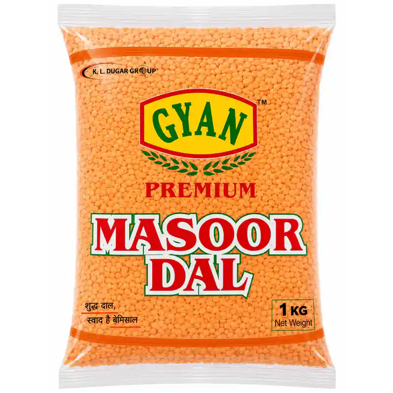 Gyan Premium Masoor Dal, 1 kg