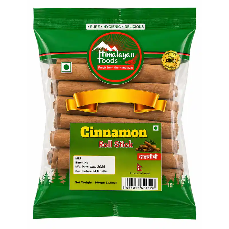 Himalayan Foods Cinnamon Roll Sticks, 100 g