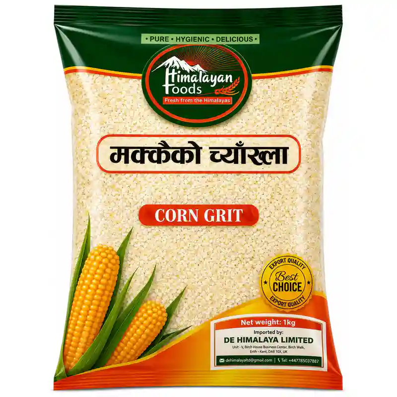 Himalayan Foods White Corn Grit, 1 kg