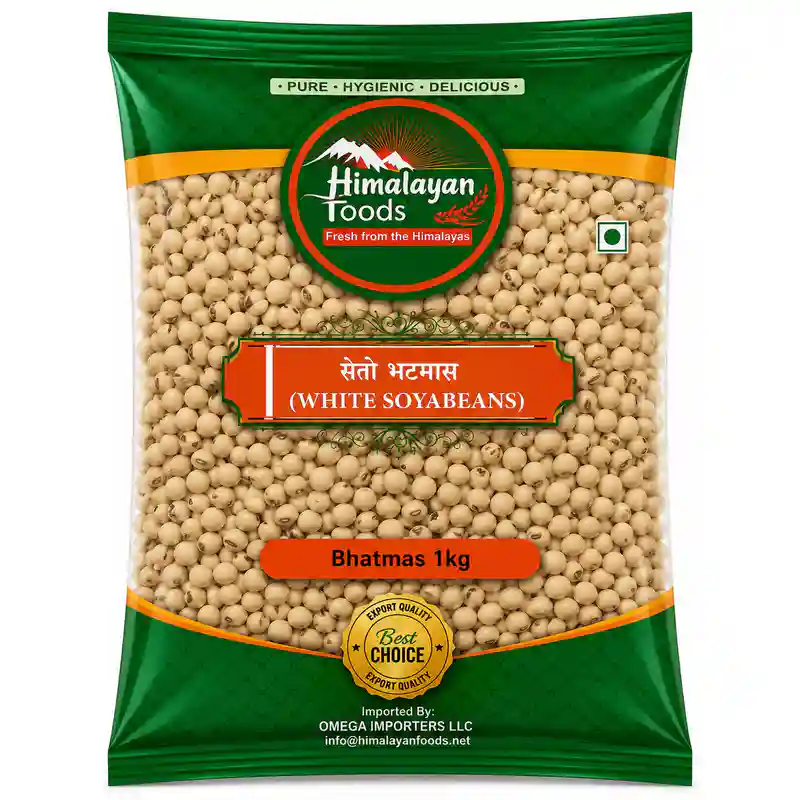 Himalayan Foods White Soybeans, 1 kg