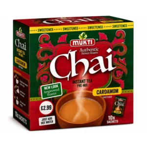 Mukti Chai Cardamom Sweetened 10 Sachets