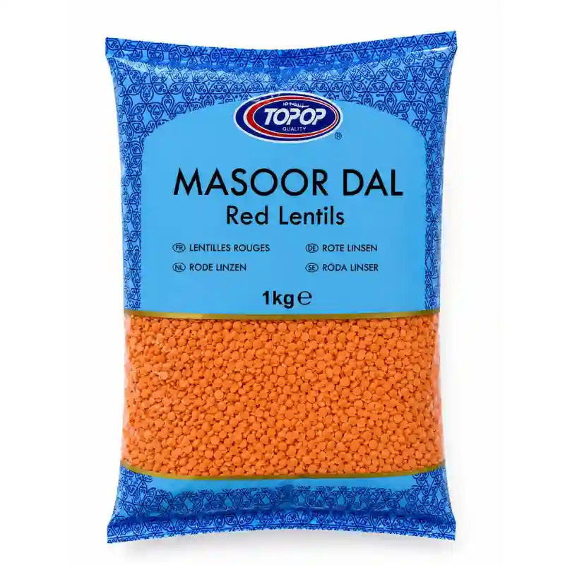TOP-OP Masoor Dal Red Lentils 1kg