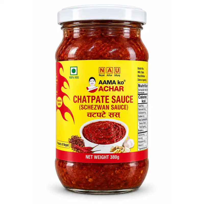 Aama Ko Achar Chatpate Sauce (Schezwan Sauce), 380 g