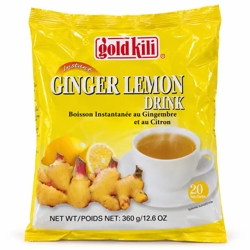 Gold Kili Instant Ginger Lemon Drink, 20 Sachets, 360 g