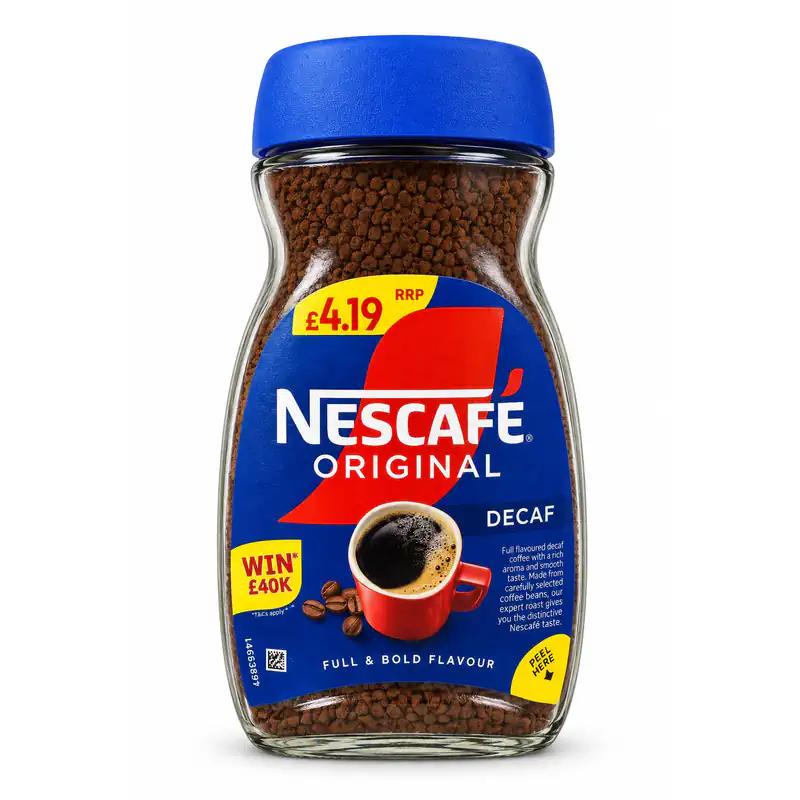 Nescafé Original Decaf Instant Coffee, 95 g