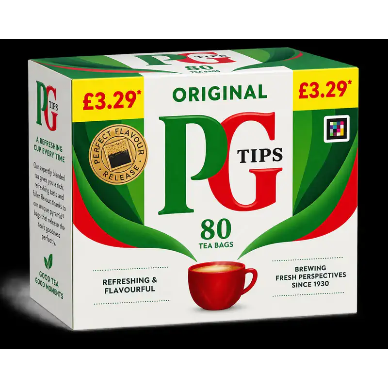PG Tips Original, 80 Tea Bags