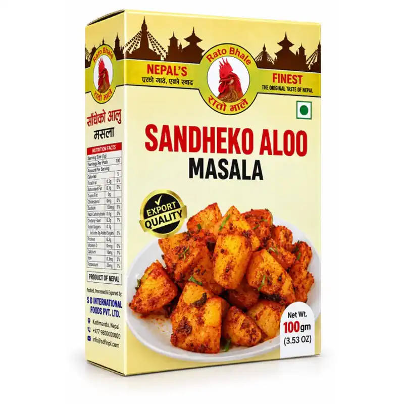 Rato Bhale Sandheko Aloo Masala, 100 g